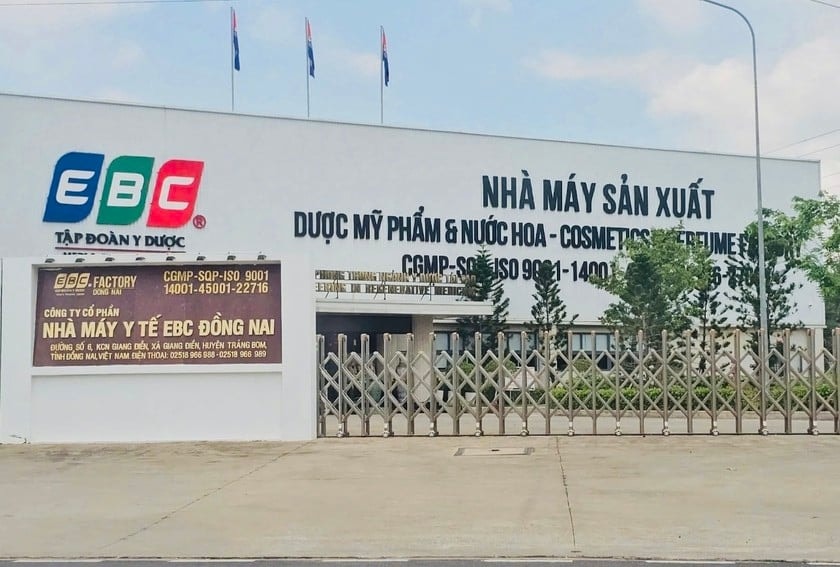 Quyết định 271/QĐ-QLD thu hồi Giấy chứng nhận ‘Thực hành tốt sản xuất mỹ phẩm’ đối với Công ty cổ phần nhà máy y tế EBC Đồng Nai 