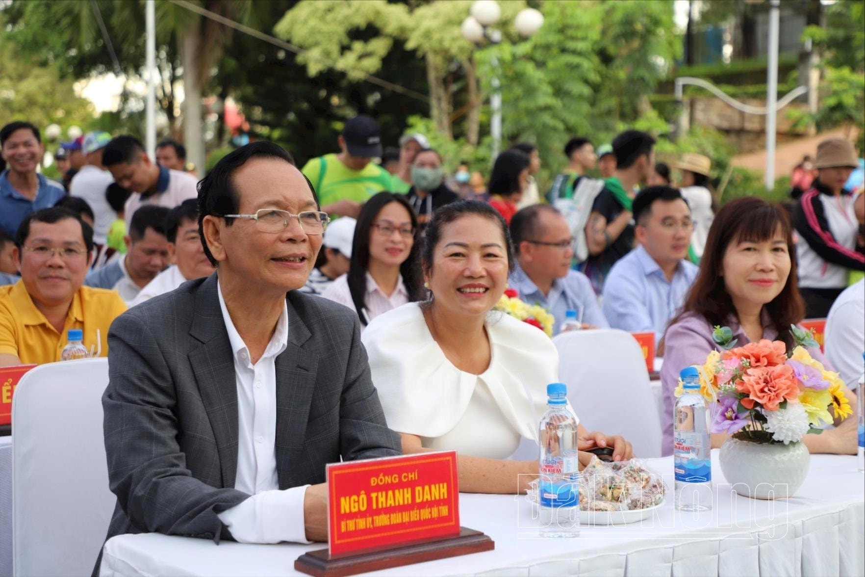 Đồng chí Ngô Thanh Danh, Bí thư Tỉnh ủy, Trưởng Đoàn ĐBQH tỉnh Đắk Nông tham dự