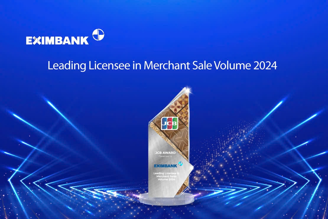 Eximbank được vinh danh tại JCB Vietnam Conference 2025 nhờ kết quả kinh doanh thẻ nổi bật