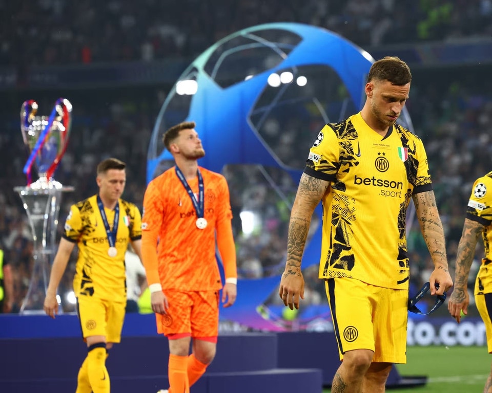Inter Milan buồn bã khi phải trải qua mùa giải trắng tay. (Nguồn: EPA)