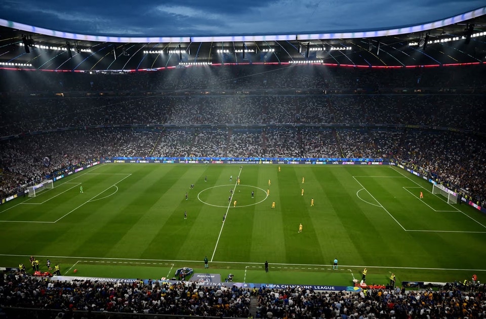 Chung kết Champions League giữa PSG và Inter Milan tại Allianz Arena bắt đầu. (Nguồn: Getty Images)