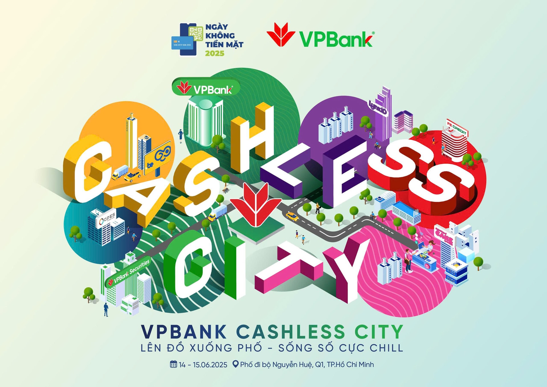VPBank mang Hệ sinh thái số toàn diện đến Ngày không tiền mặt 2025 giá trị quà tặng lên tới hơn 10 tỷ đồng