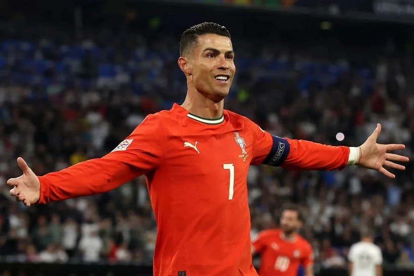 Ronaldo lập công giúp Bồ Đào Nha vào chung kết Nations League. (Nguồn: Getty Images)