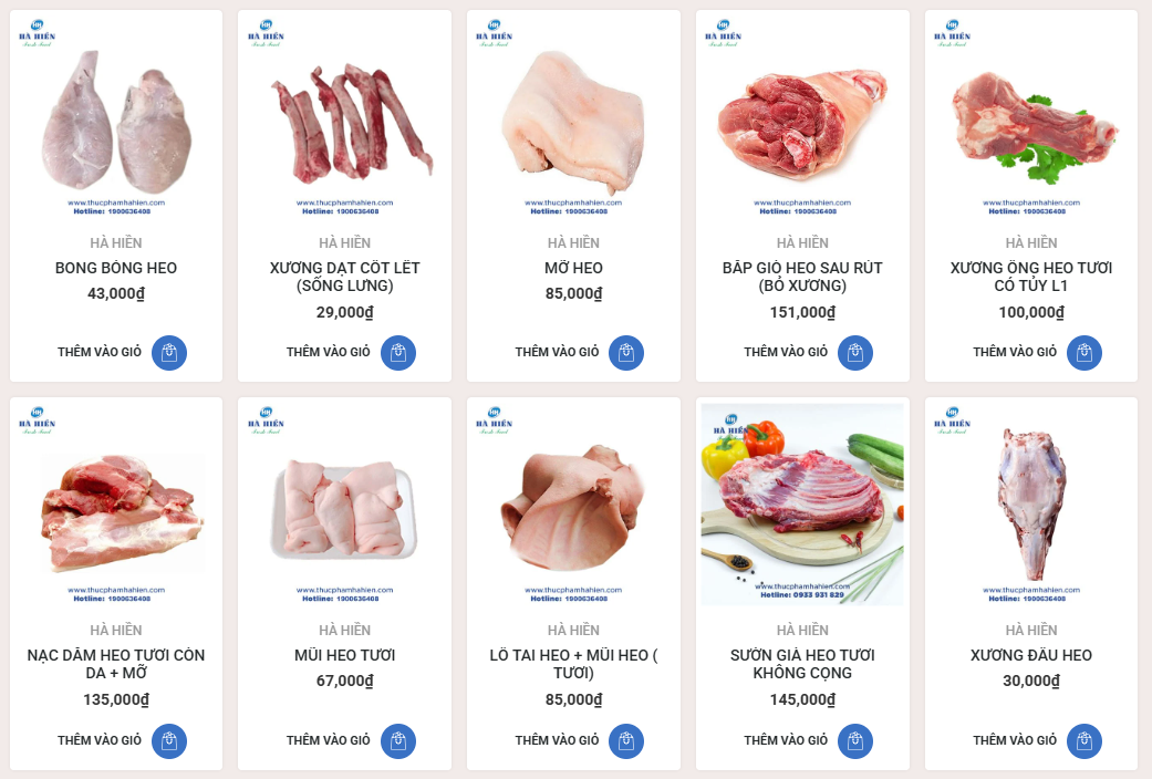 Giá thịt heo hôm nay 56