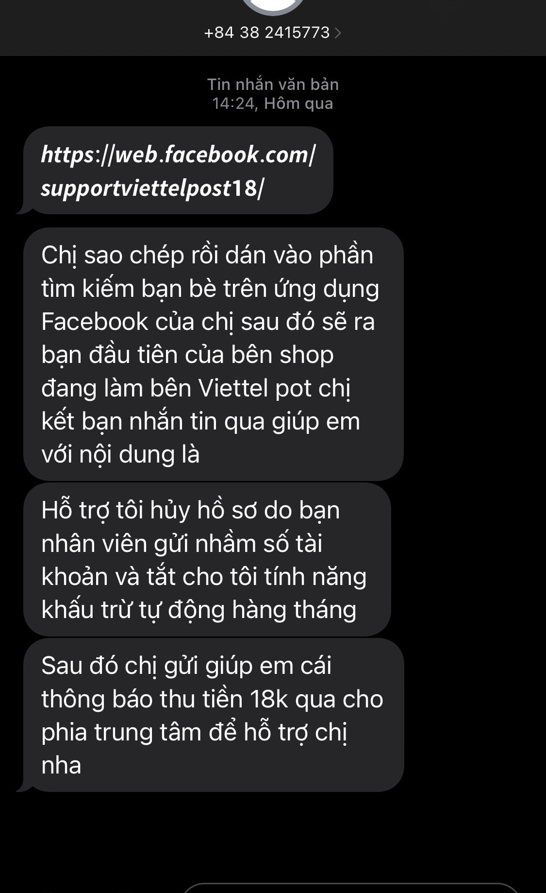 Sau khi xác nhận