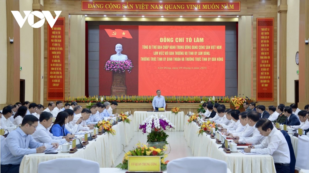 tổng bí thư lịch sử đang trao cho tỉnh lâm Đồng mới cơ hội chưa từng có hình ảnh 1 tong bi thu lich su dang trao cho tinh lam Dong moi co hoi chua tung co hinh anh 1