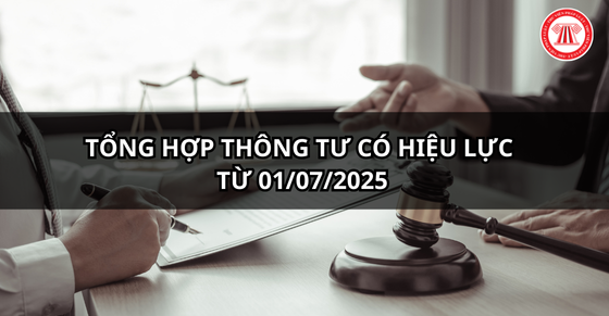 Tổng hợp Thông tư có hiệu lực từ ngày 01/07/2025