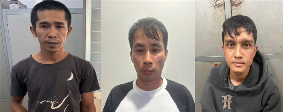 Các đối tượng (từ trái qua phải): Nguyễn Tuấn Anh; Nguyễn Thanh Khá; Lê Văn Nhớ.