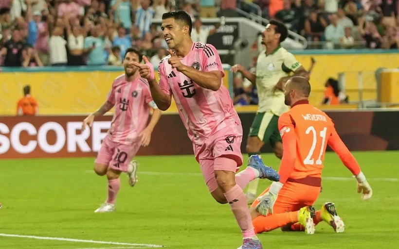 Inter Miami vào vòng 1/8 FIFA Club World Cup 2025. (Nguồn: AP)