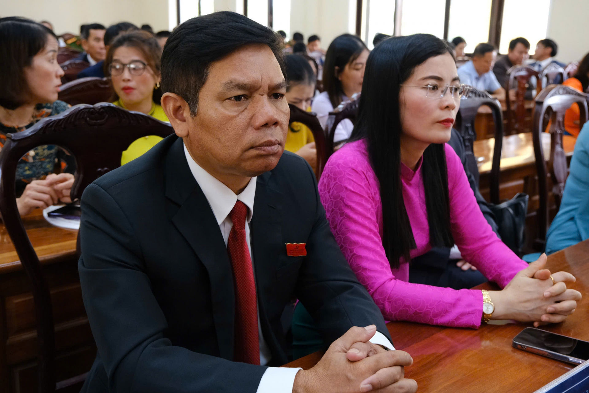 Các đại biểu dự lễ công bố
