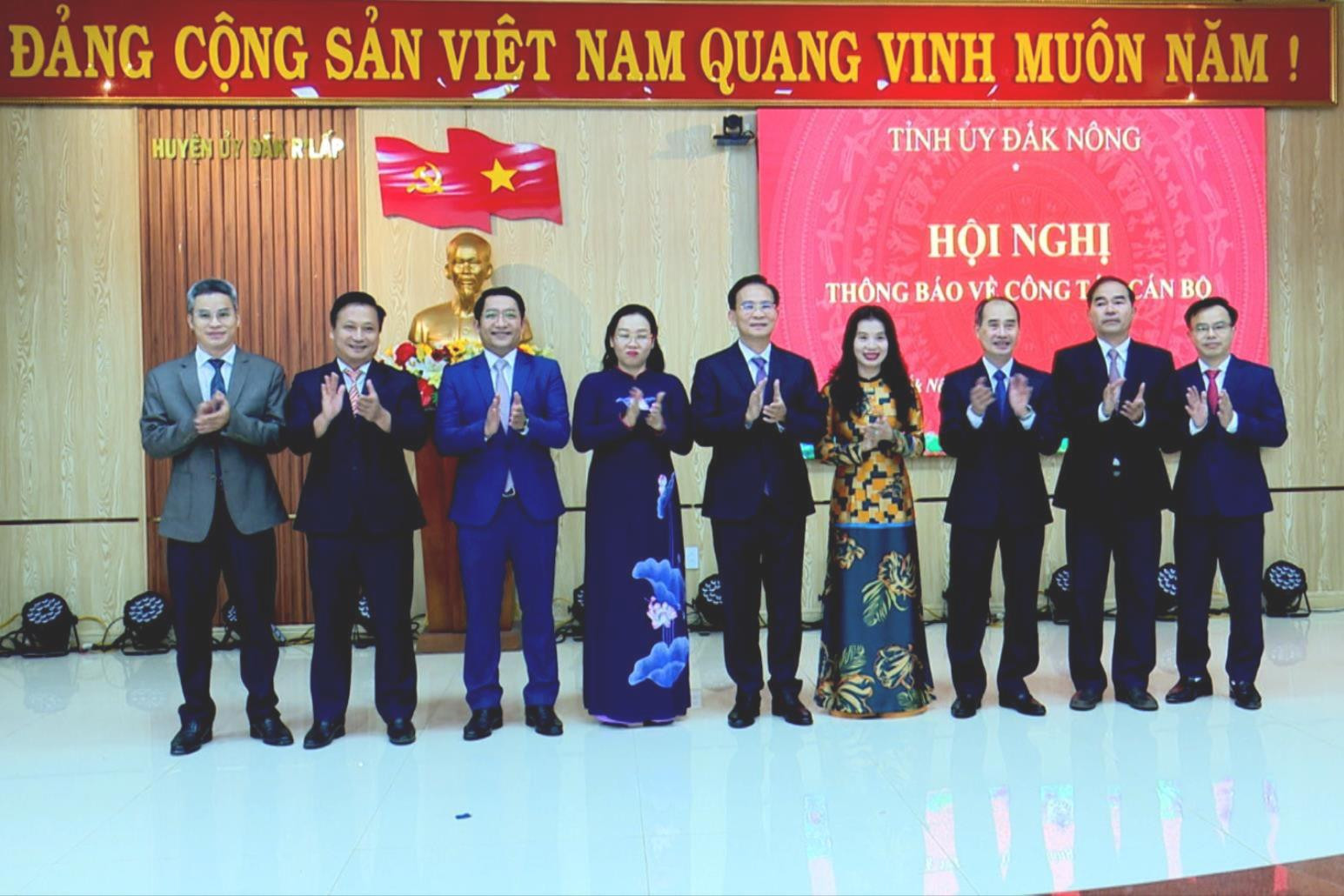 Thông báo công tác cán bộ tại 3 xã mới tại Đắk R’lấp