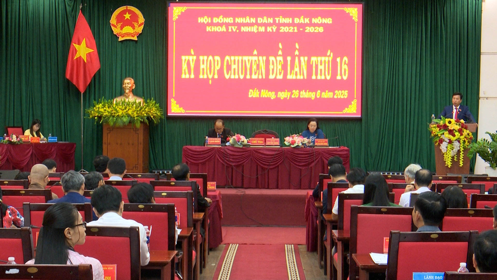 Kỳ họp chuyên đề lần thứ 16, HĐND Link vào Đắk Nông khóa IV