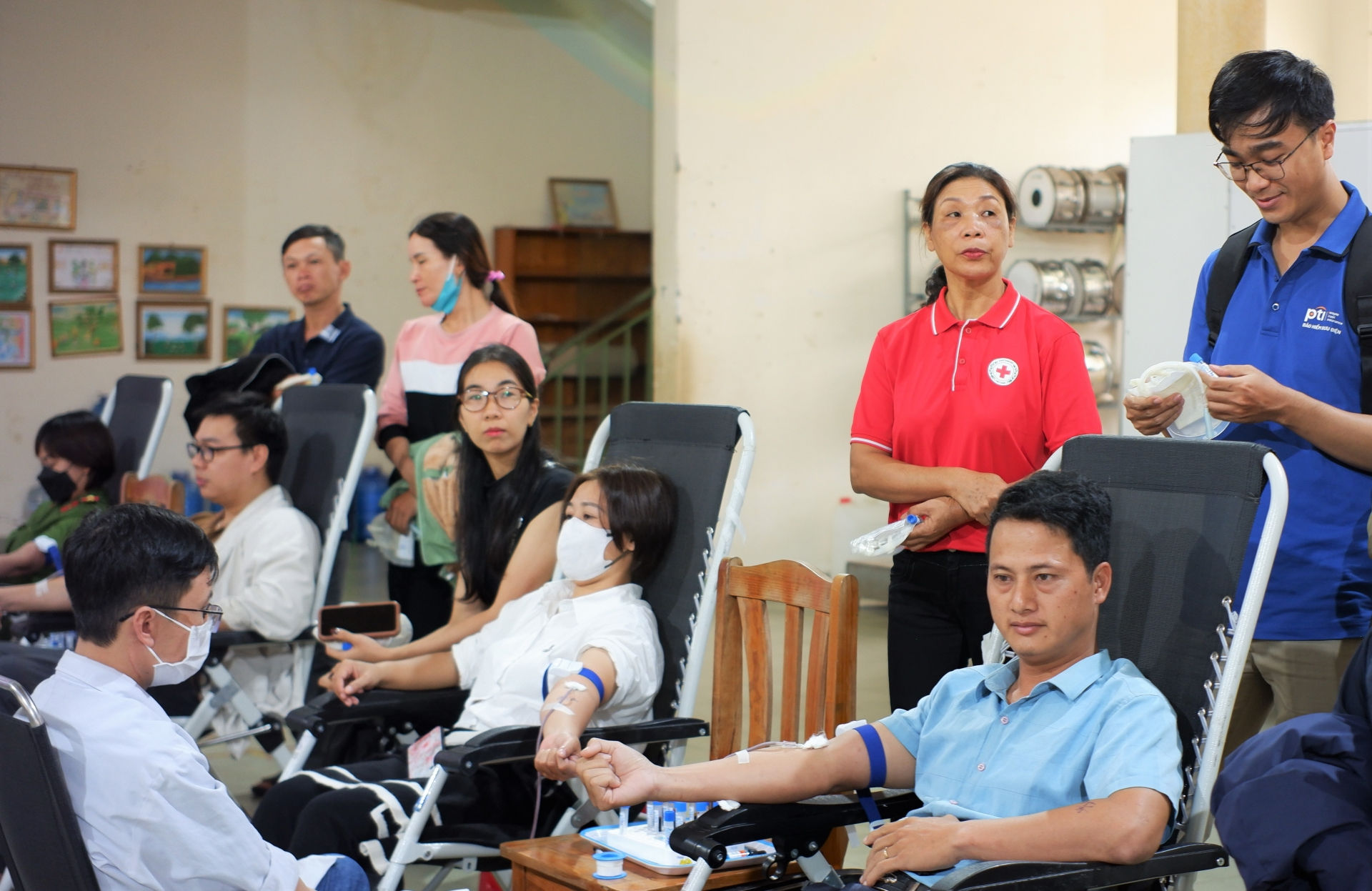 Sau 5 đợt hiến máu