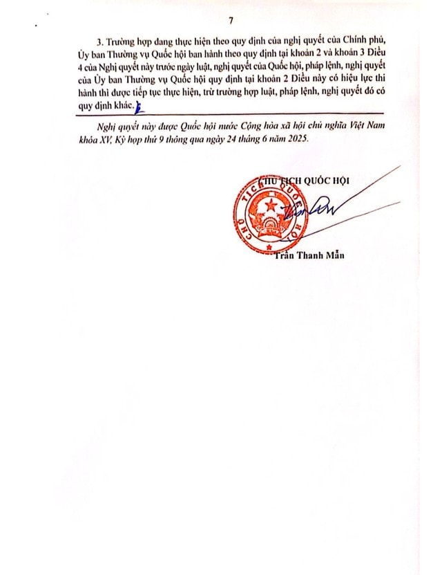 TOÀN VĂN: Nghị quyết 206/2025/QH15 về cơ chế đặc biệt xử lý khó khăn, vướng mắc do quy định của pháp luật- Ảnh 7. TOÀN VĂN: Nghị quyết 206/2025/QH15 về cơ chế đặc biệt xử lý khó khăn, vướng mắc do quy định của pháp luật- Ảnh 7.
