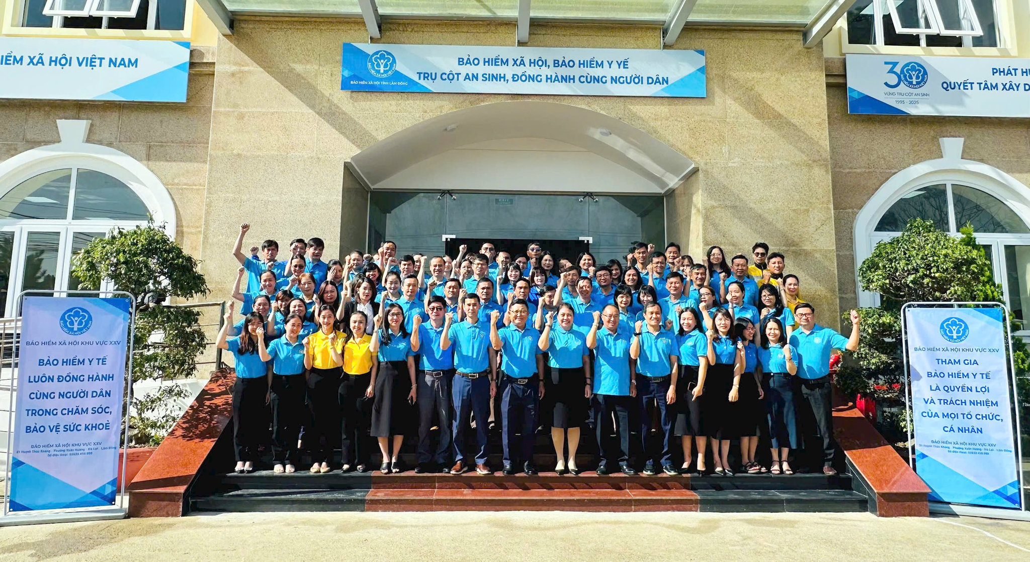 Bảo hiểm xã hội khu vực XXV quyết tâm thực hiện tốt mục tiêu đề ra 