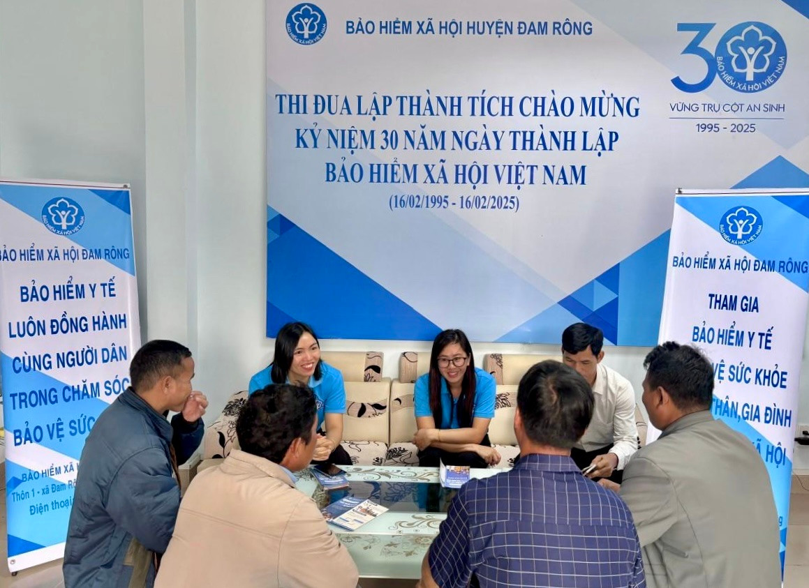 hình 7 bhxh huyện Đam Rông