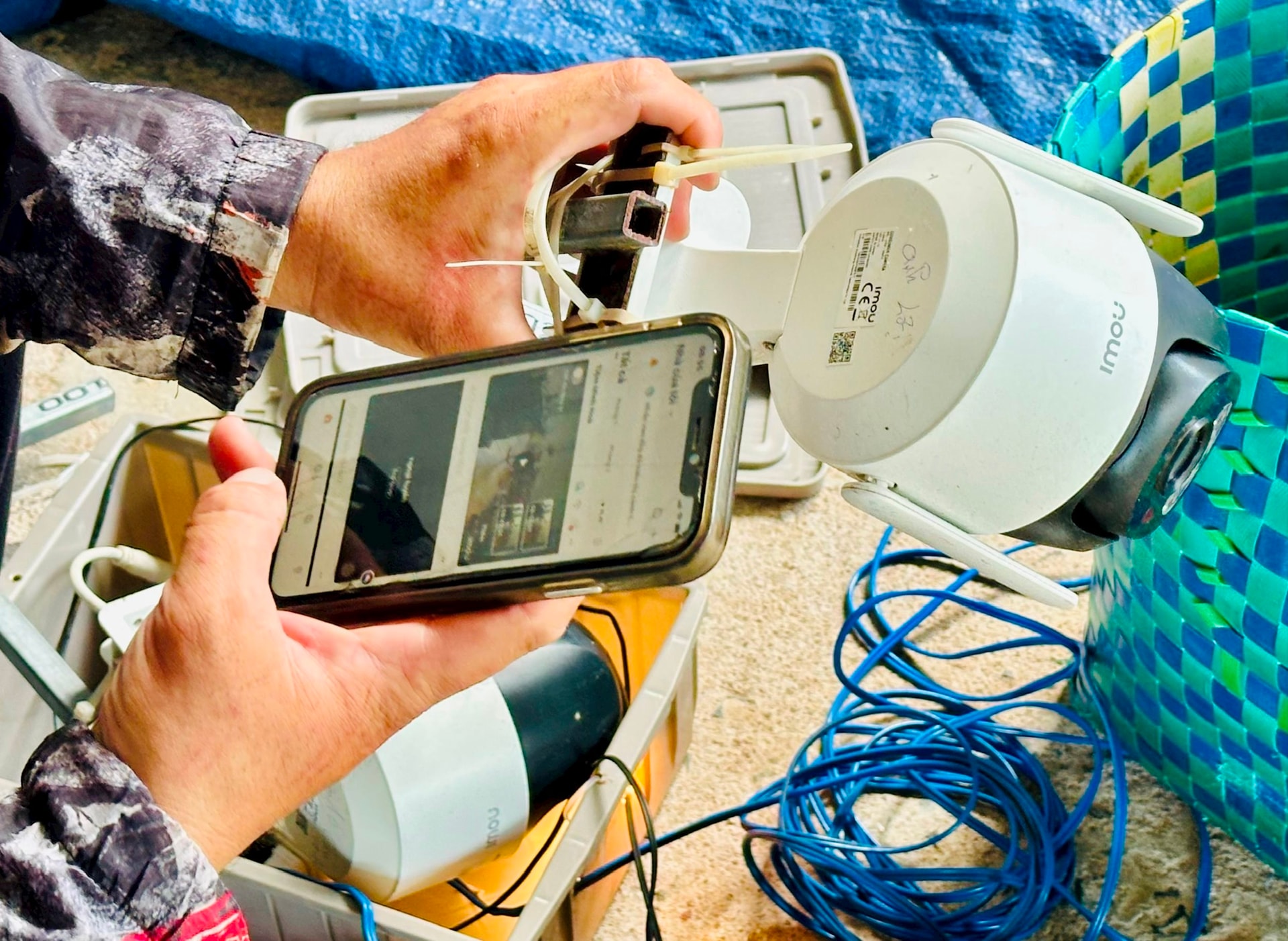 Kiểm tra hệ thống camera trước khi lắp đặt