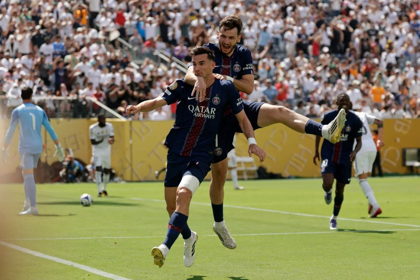 PSG thắng đậm 4-0 trước Real Madrid. (Nguồn: AP)