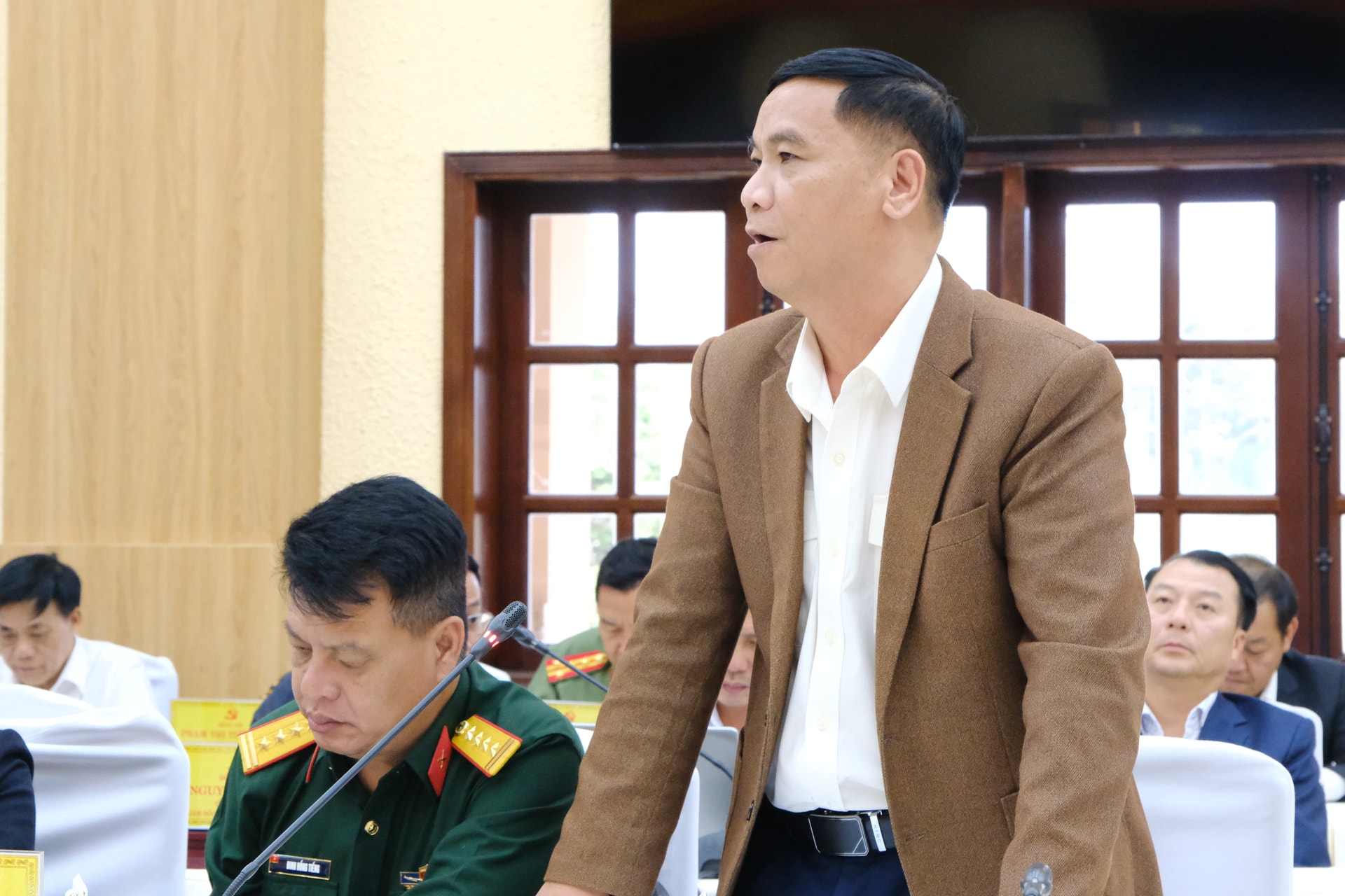 Lãnh đạo sở, ngành phát biểu tại hội nghị