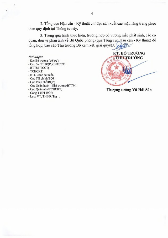 Thông tư 73/2025/TT-BQP: Sửa đổi, bổ sung quy định về trang phục của Cảnh sát biển Việt Nam- Ảnh 4.