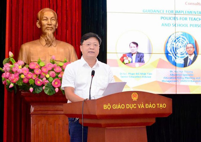 Nghiên cứu, ban hành 3 nghị định và 10 thông tư để hướng dẫn thi hành Luật Nhà giáo- Ảnh 3. Nghiên cứu, ban hành 3 nghị định và 10 thông tư để hướng dẫn thi hành Luật Nhà giáo- Ảnh 3.