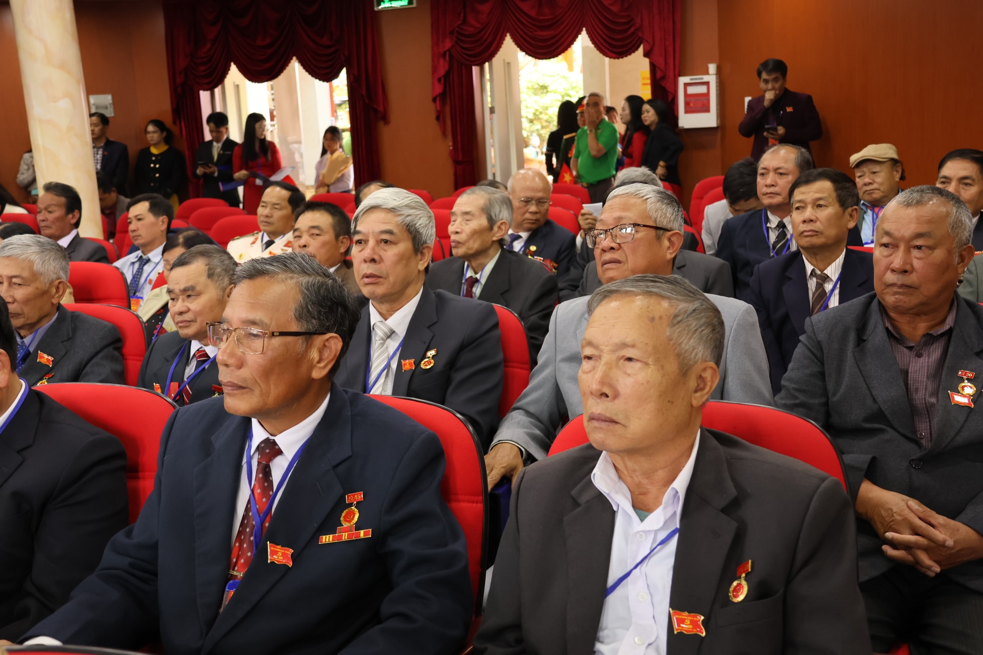 Party members attending the Congress