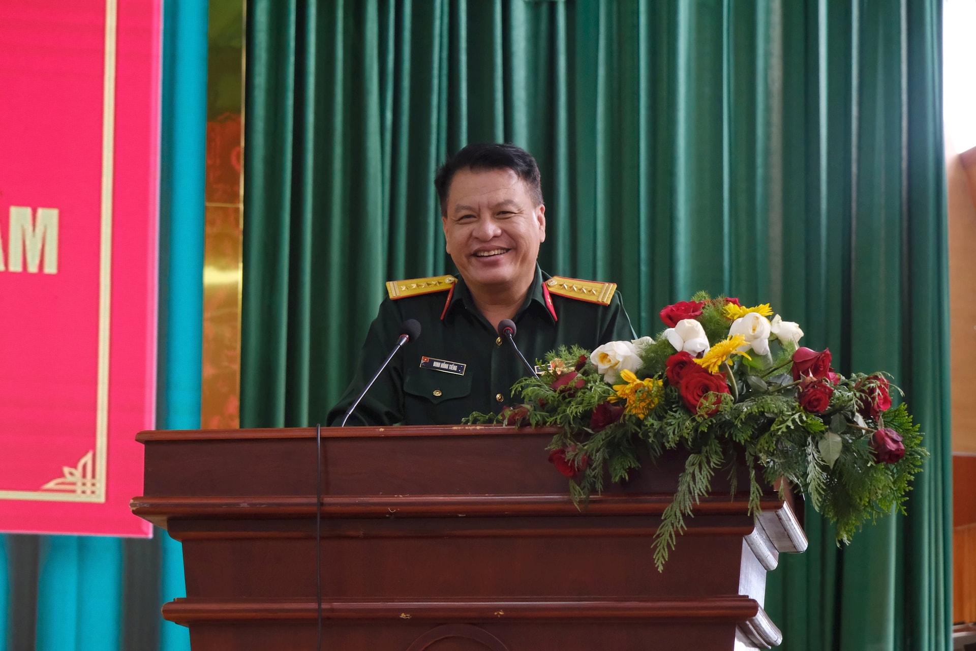 Colonel Dinh Hong Tieng, Member of the Provincial Party Standing Committee, Commander of the Provincial Military Command concluded the Conference.