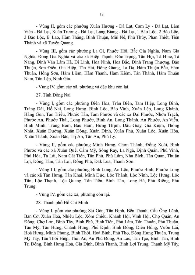 TOÀN VĂN: Dự thảo Nghị định quy định mức lương tối thiểu đối với người lao động làm việc theo hợp đồng lao động- Ảnh 12.