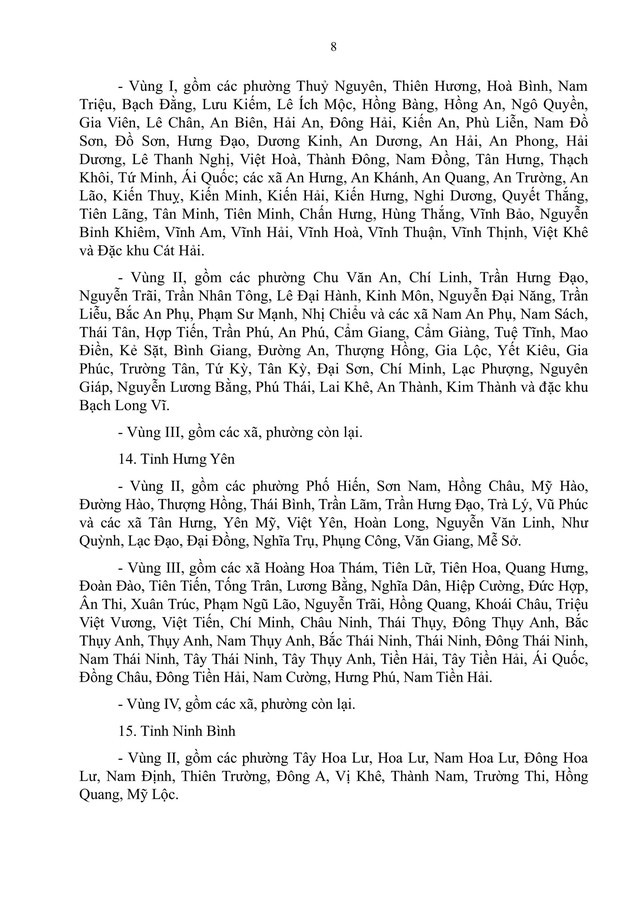 TOÀN VĂN: Dự thảo Nghị định quy định mức lương tối thiểu đối với người lao động làm việc theo hợp đồng lao động- Ảnh 8.