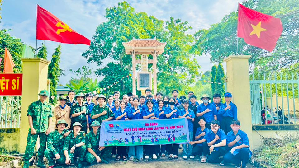 Đoàn Thanh niên phường Phước Hội ra quân %22Ngày chủ nhật xanh%22