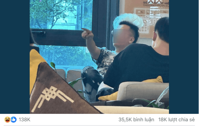 Bài đăng của nữ du khách nhận được lượng tương tác lớn trên mạng xã hội.