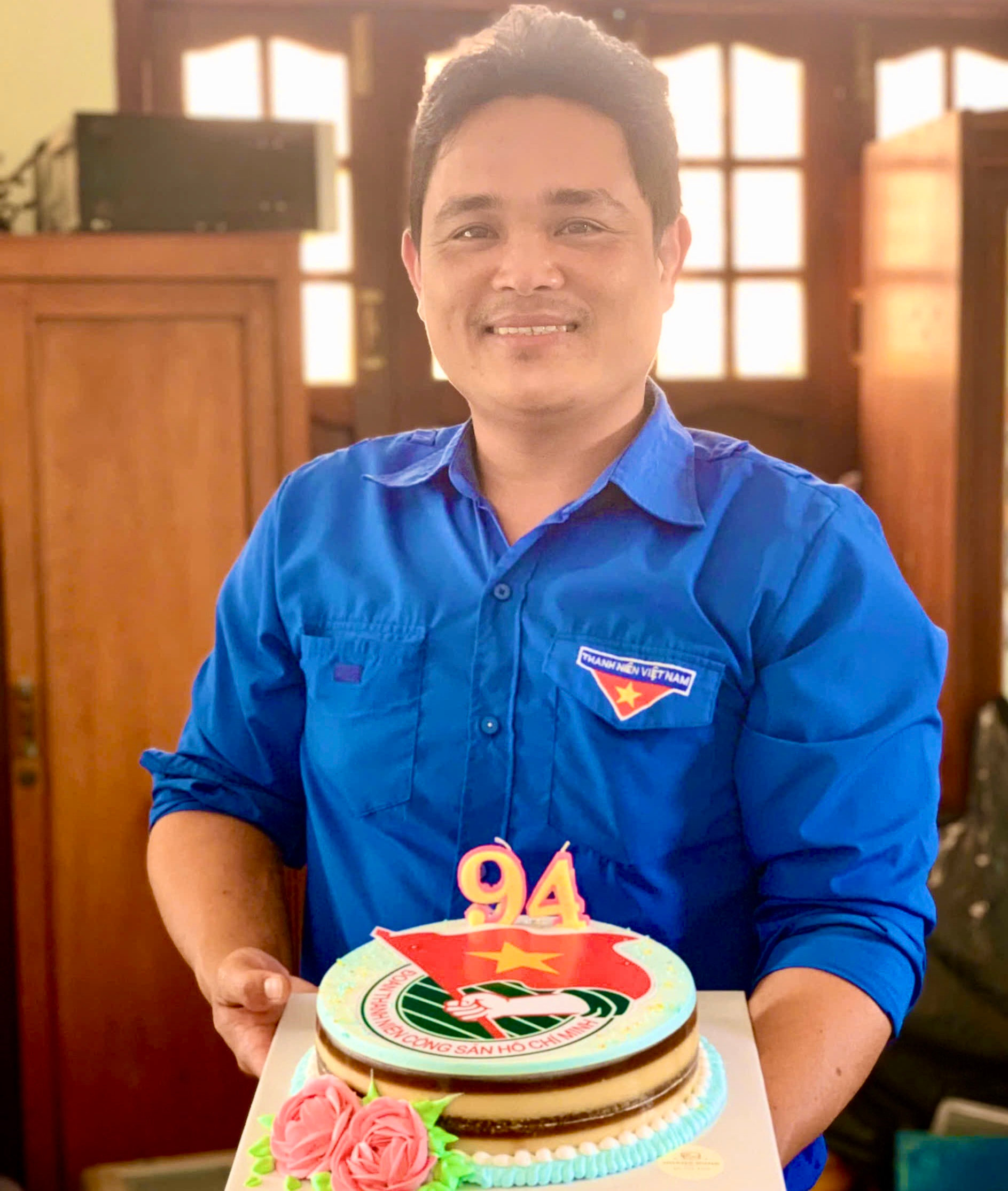 Anh Nguyễn Mạnh Tường Huy - Bí thư Đoàn thanh niên xã Sông Lũy