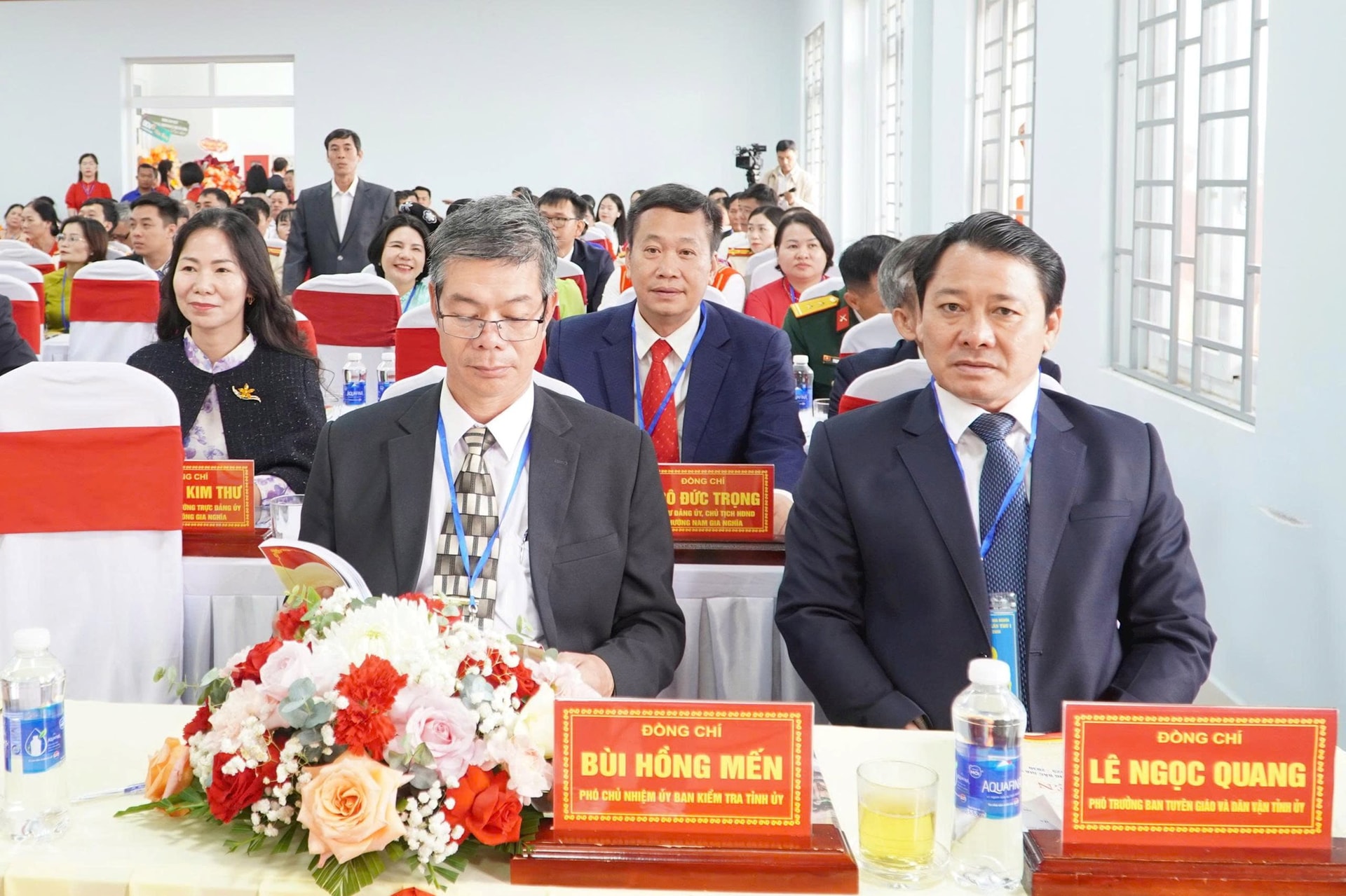 Leaders of Party agencies and neighboring localities attended the Congress.