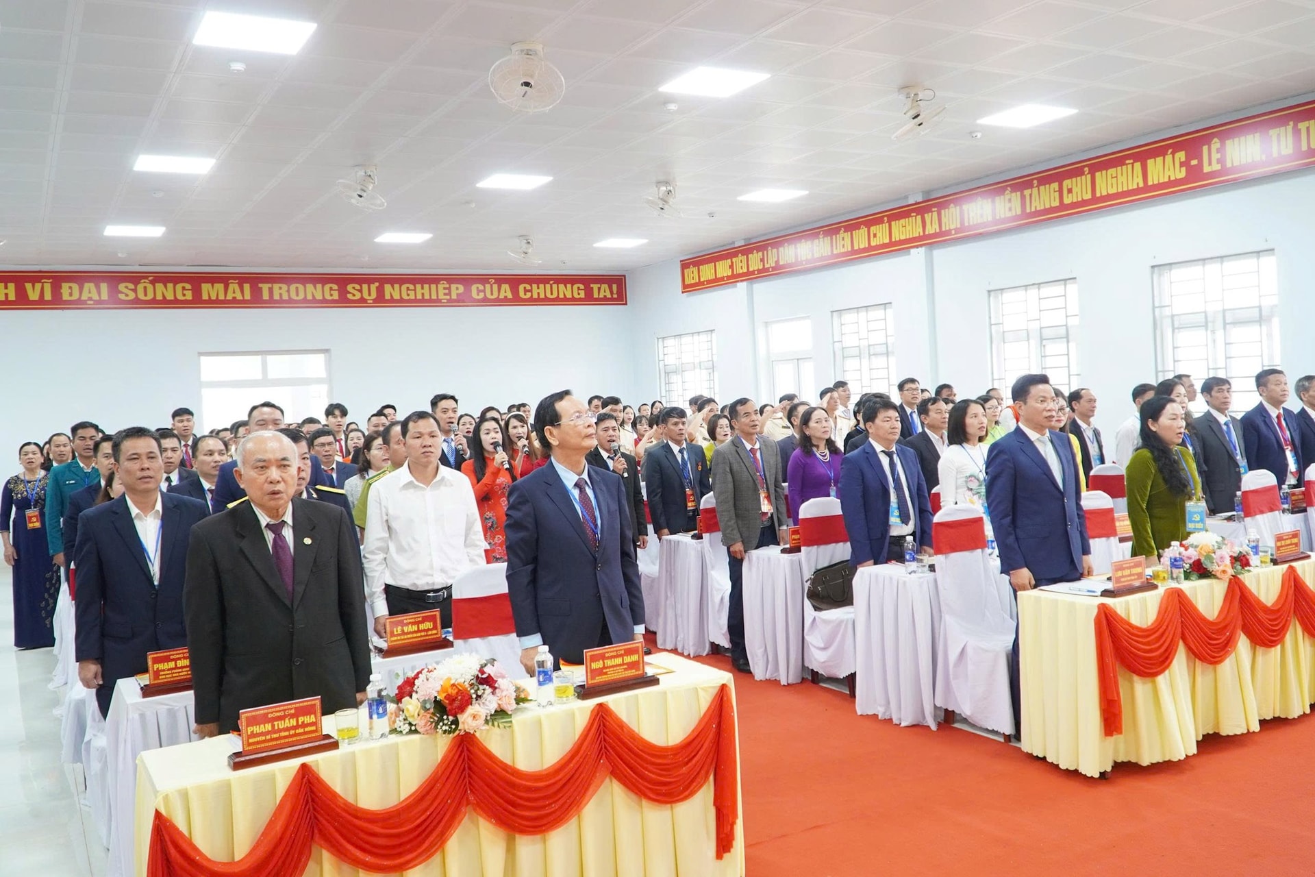 The congress conducted the welcome ceremony.