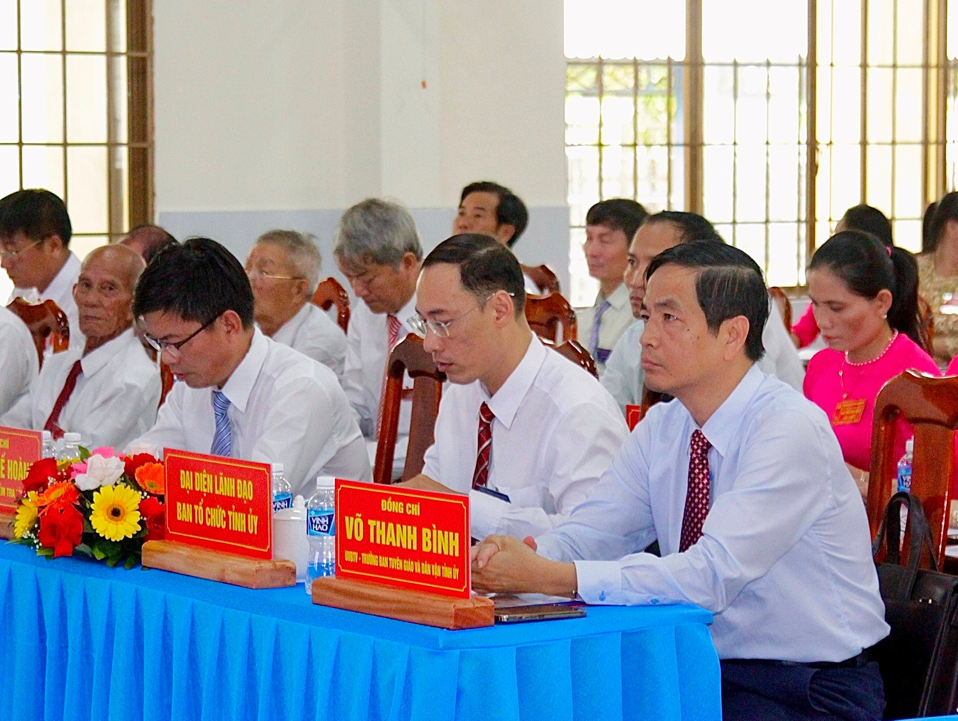 Đồng chí Võ Thanh Bình - Ủy viên Ban Thường vụ Tỉnh ủy, Trưởng Ban Tuyên giáo và Dân vận Tỉnh ủy dự Đại hội
