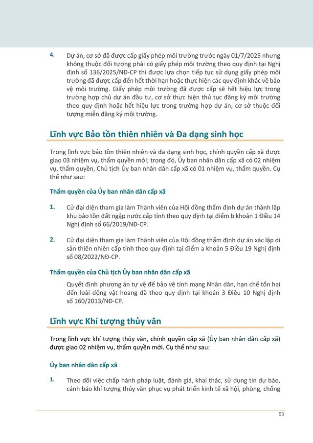 TOÀN VĂN: Sổ tay hướng dẫn thực hiện nhiệm vụ mới của cấp xã - lĩnh vực NÔNG NGHIỆP và MÔI TRƯỜNG- Ảnh 53. TOÀN VĂN: Sổ tay hướng dẫn thực hiện nhiệm vụ mới của cấp xã - lĩnh vực NÔNG NGHIỆP và MÔI TRƯỜNG- Ảnh 53.