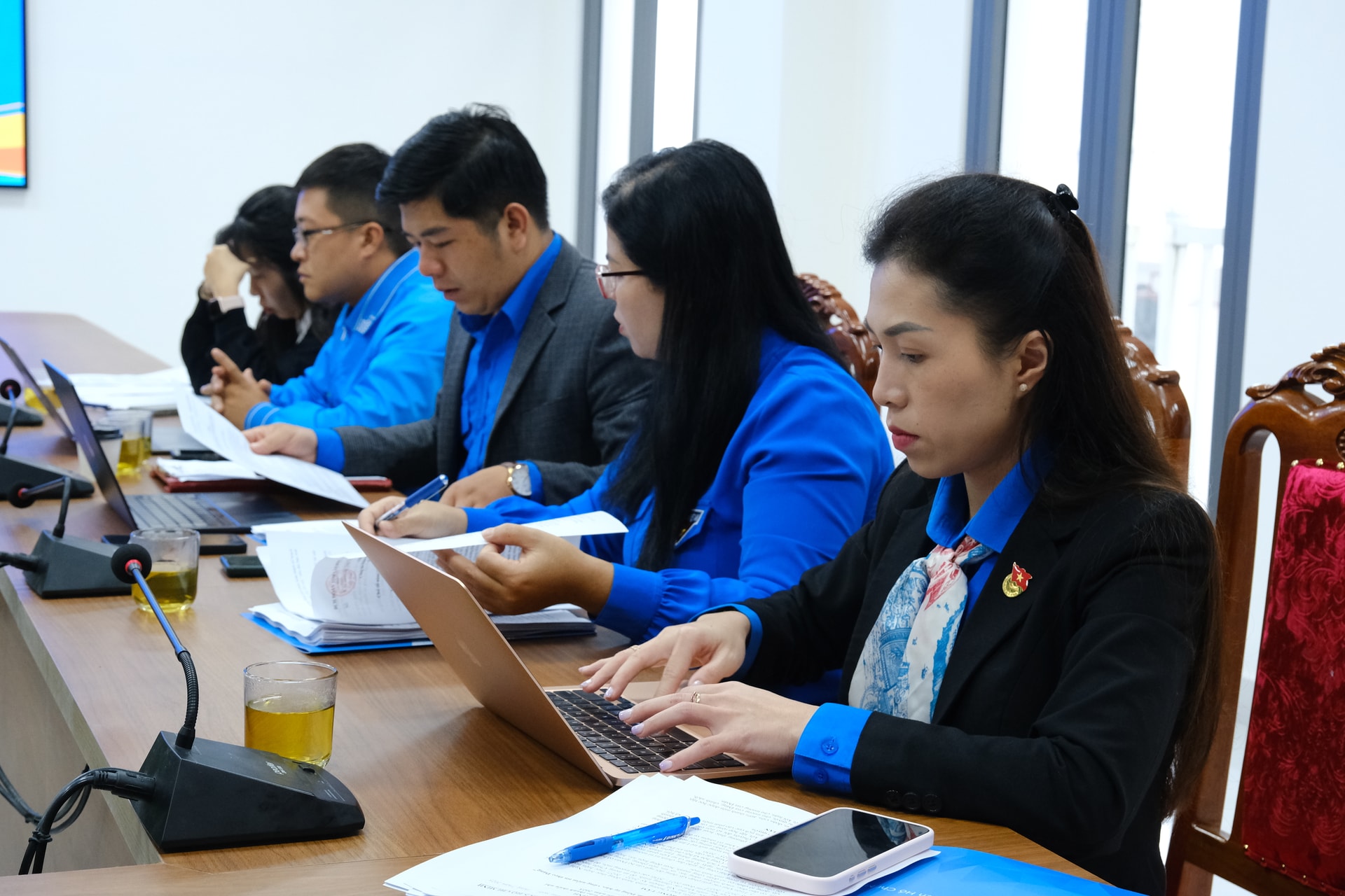 Các đại biểu tham dự Hội nghị Ban Thường vụ lâm thời lần I của Tỉnh Đoàn Lâm Đồng