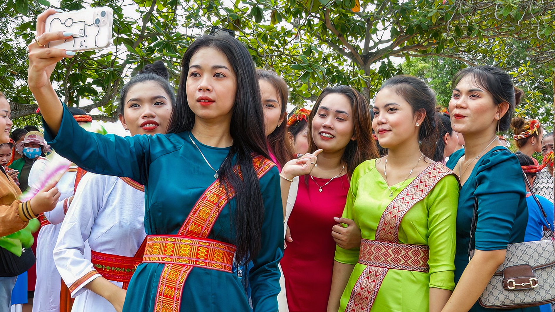នារីចាមក្នុងពិធីបុណ្យ Ka Te (រូបថត៖ N. Lan)