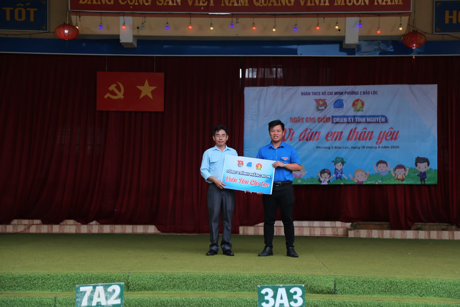 Công trình măng non được bàn giao, phục vụ hoạt động học tập