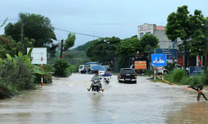 Nhiều xã vùng cao Bắc Ninh ngập úng sau mưa lớn
