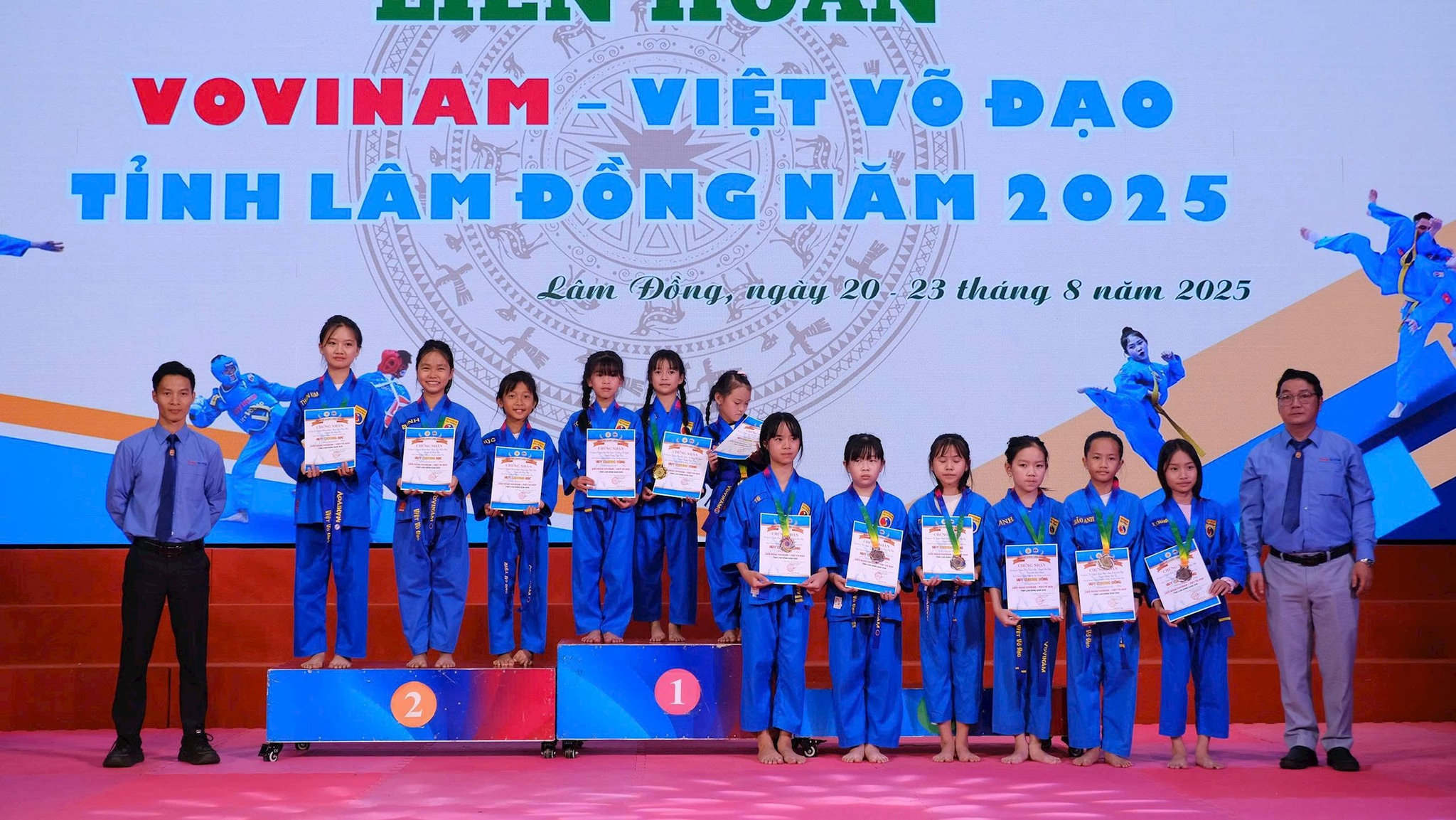 Nhiều gương mặt mới xuất hiện tại Liên hoan Vovinam 2025