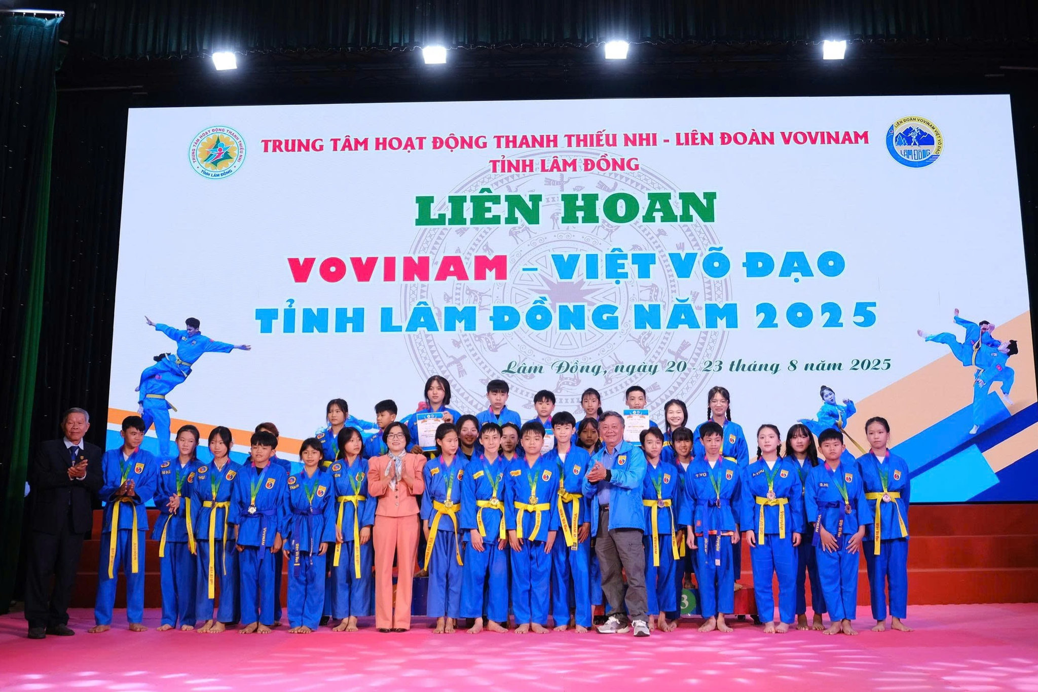 CLB Vovinam phường Xuân Hương - Đà Lạt dẫn đầu giải toàn đoàn năm 2025