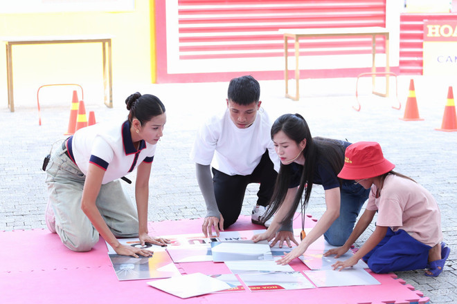 Trung vệ sinh năm 1995 nỗ lực hết mình trong các thử thách để mang lại phần thưởng giá trị cho các hoàn cảnh khó khăn. (Ảnh: BEE COMM) img-9297.jpg