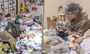 Chồng mất, cặp mẹ con 'vô dụng' sống trong đống rác dù có cả tòa nhà cho thuê