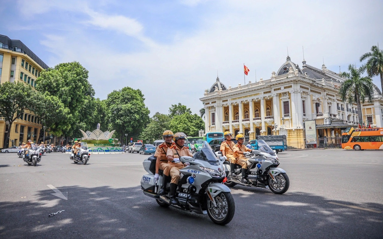 Cập nhật giờ cấm đường phục vụ sơ duyệt diễu binh, diễu hành ngày 27/8. (Ảnh: A80.hanoi)
