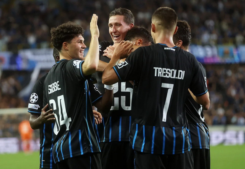 Club Brugge là đội thắng ấn tượng nhất ở vòng play-off Champions League.