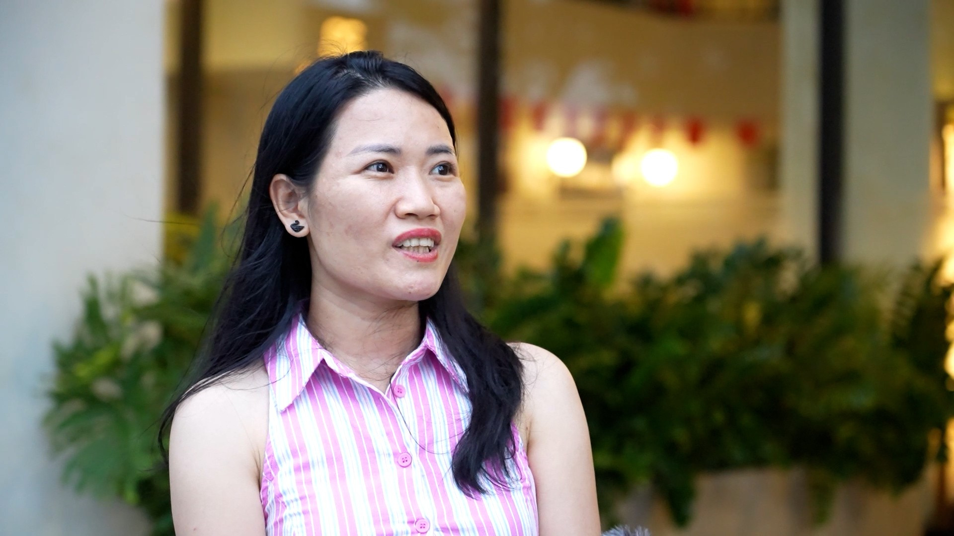 Chị Chu Thị Bích Thuỷ - du khách đến từ thành phố Hà Nội