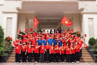 Học sinh Trường THPT Hàn Thuyên (phường Võ Cường, tỉnh Bắc Ninh) sẵn sàng bước vào năm học mới.