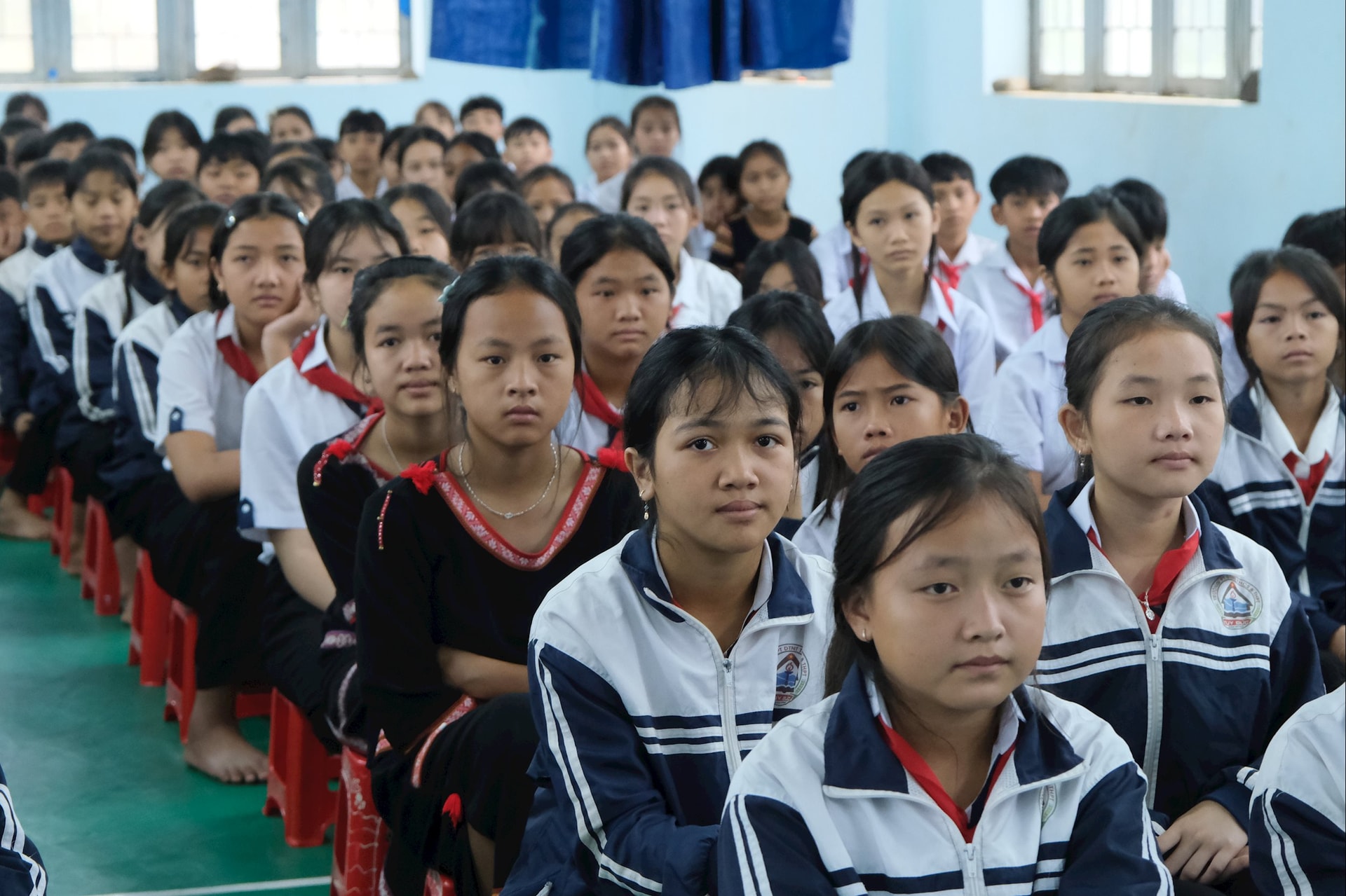 Trong năm học mới 2025 – 2026, trường có 238 học sinh theo học, được tổ chức thành 7 lớp học từ lớp 6 đến lớp 12