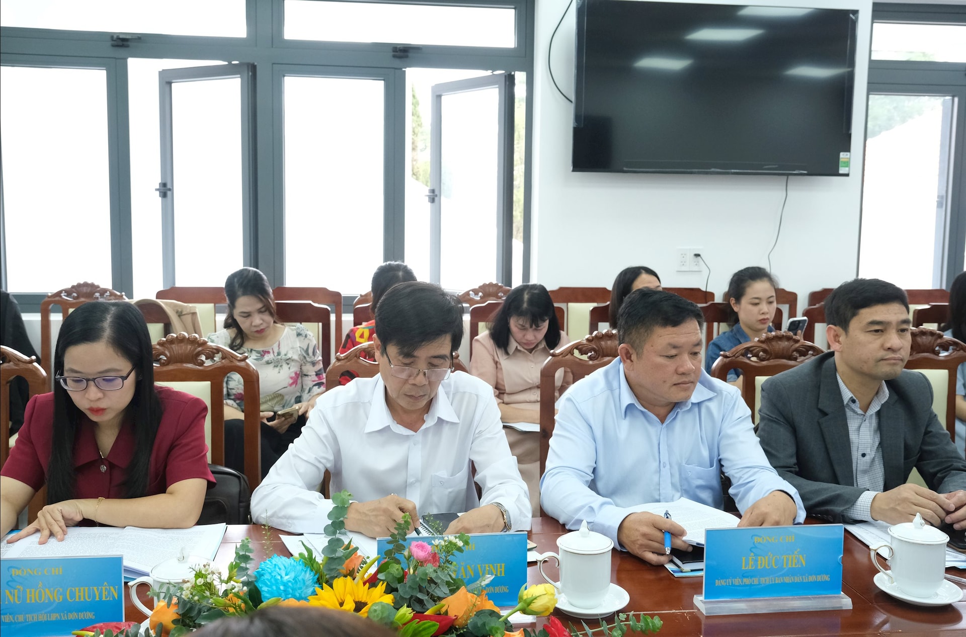 Lãnh đạo xã Đơn Dương